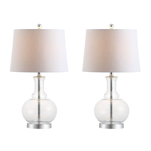 Jonathan Y Lavelle 25" Glass Led Table Lamp