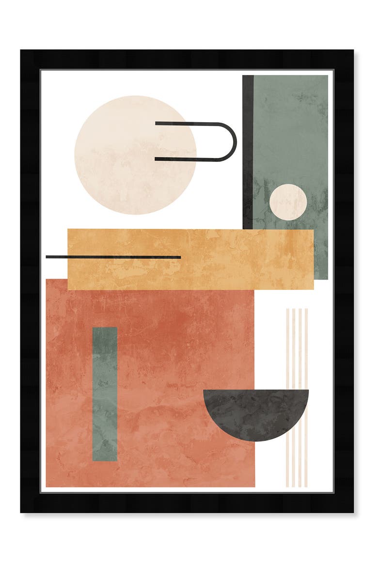 Prints Abstract Wall Art - 13"x19", Main, color, ORANGE
