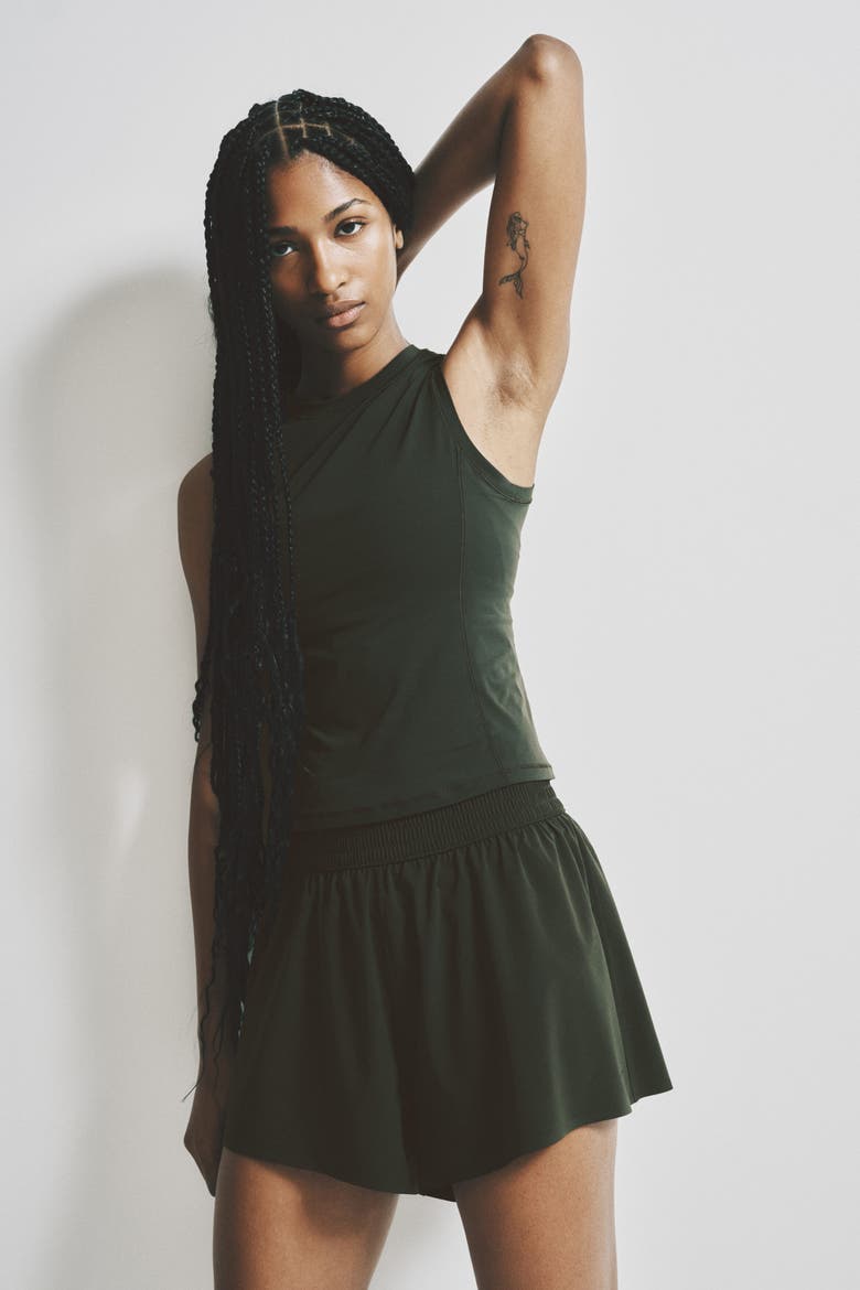 Slim-fit Sports Tank Top With Drymove, Alternate, color, Mountain green
