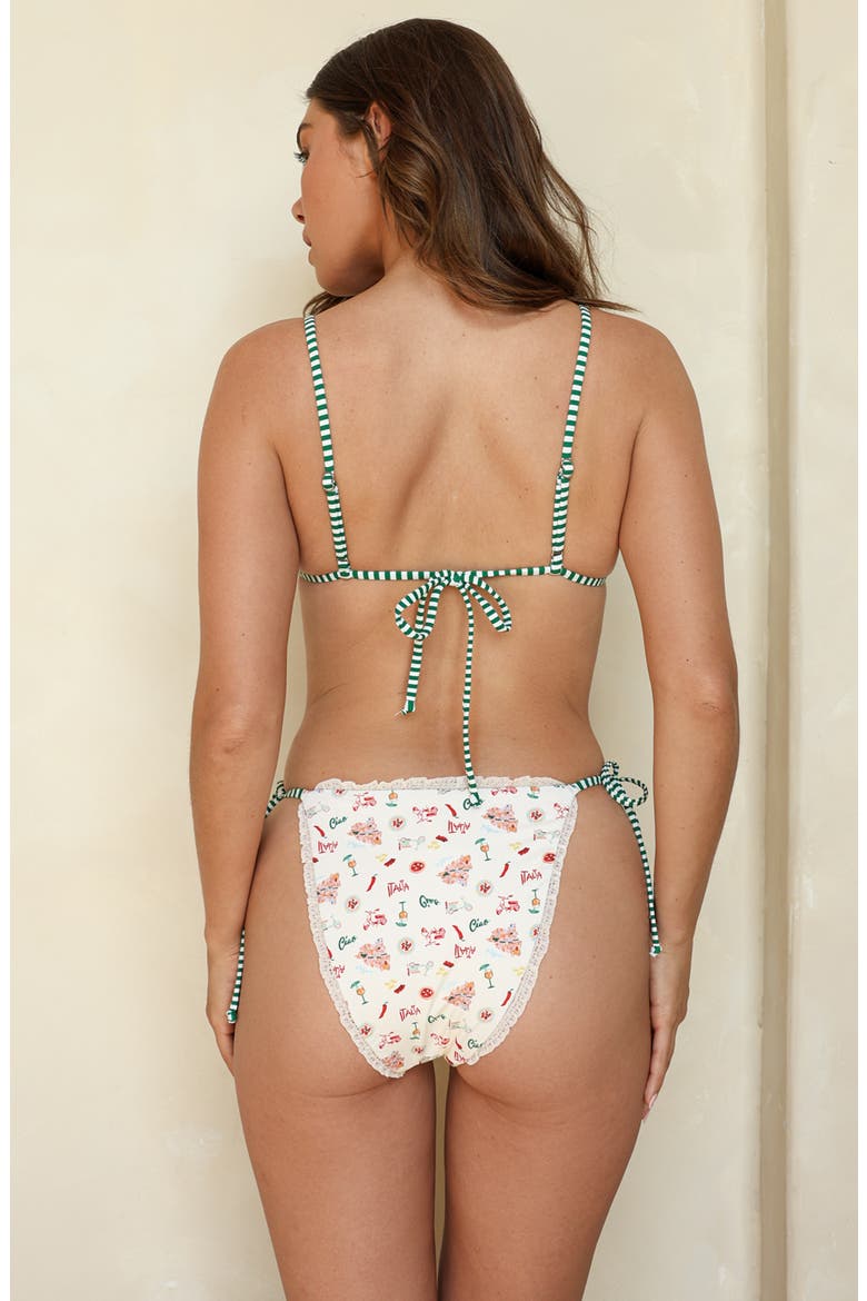 Valentina Super Cheeky Bikini Bottom, Alternate, color, Italia