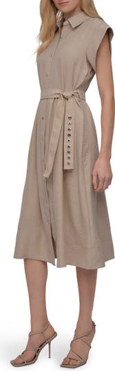 Tie Waist Shirtdress