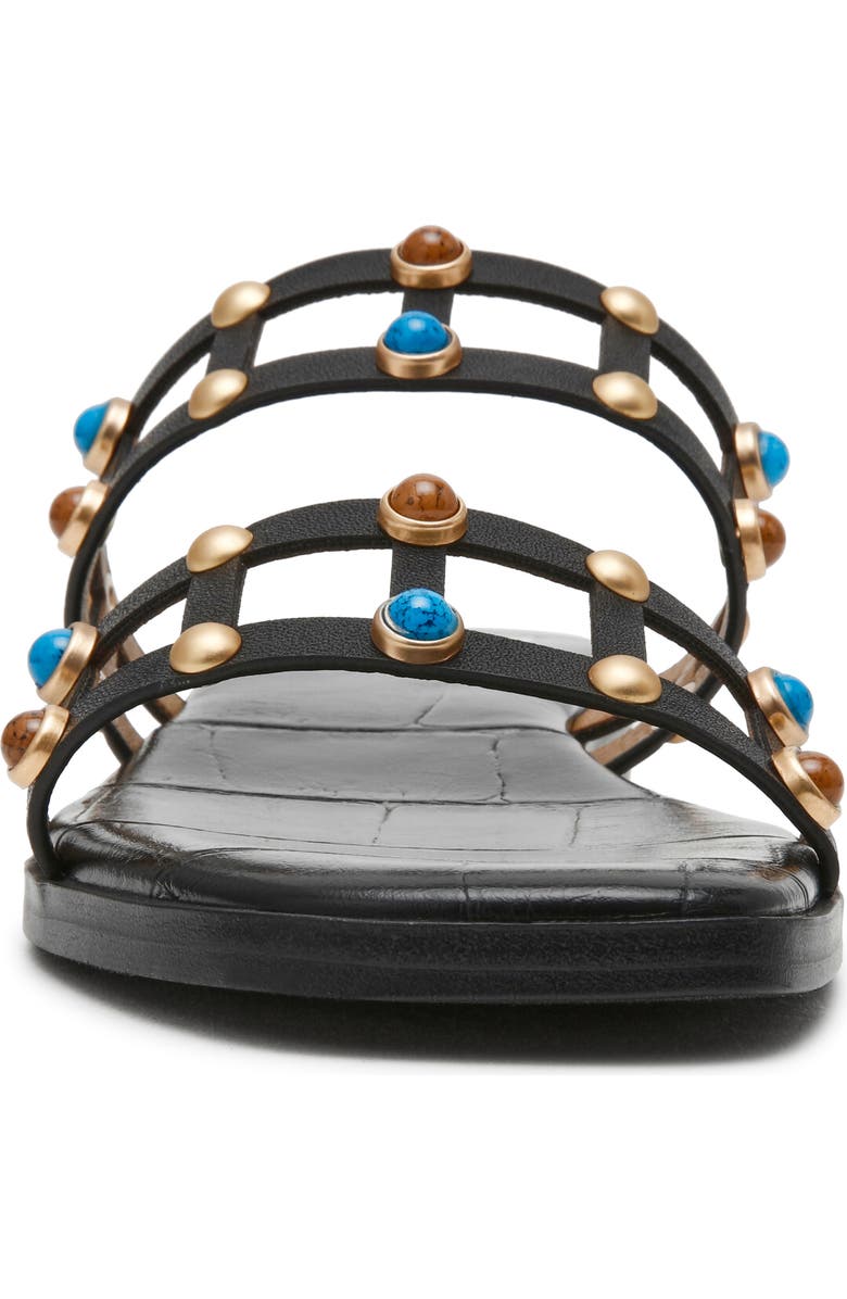 DV by Dolce Vita Marcy Embellished Sandal, Alternate, color, Black Multi