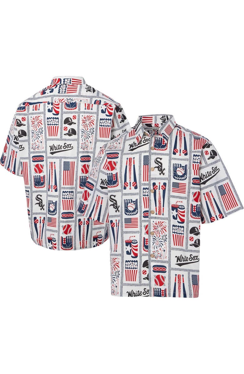 Reyn Spooner Men's Reyn Spooner White Chicago White Sox Americana Button-Up Shirt, Main, color, White