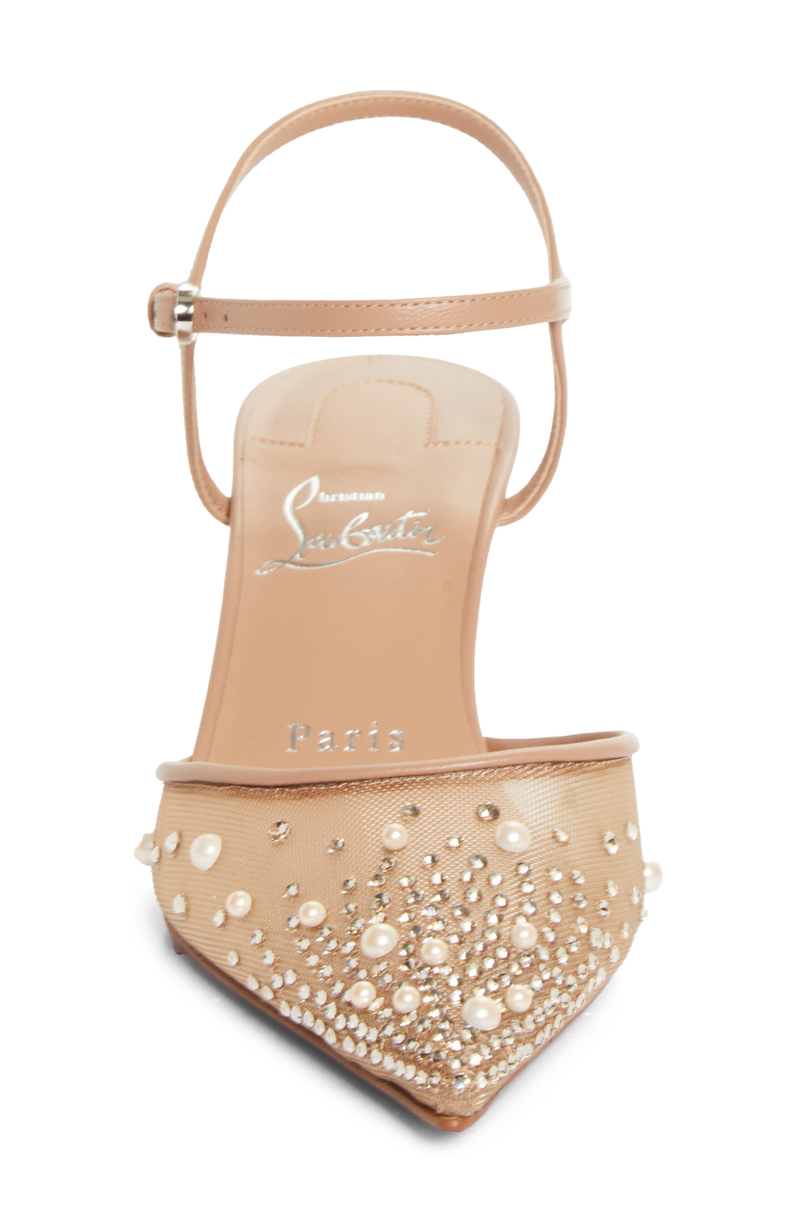 Christian Louboutin Miss Z Riviera Pump, Alternate, color, Blush/ Blush