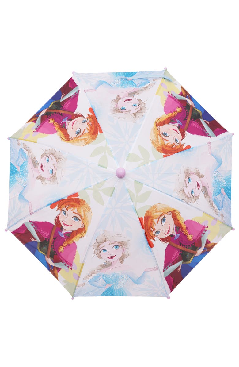 Disney Frozen Elsa and Anna Kids Umbrella, Alternate, color, Multi