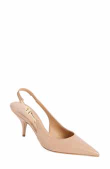 FERRAGAMO Tally Pointed Toe Slingback Pump