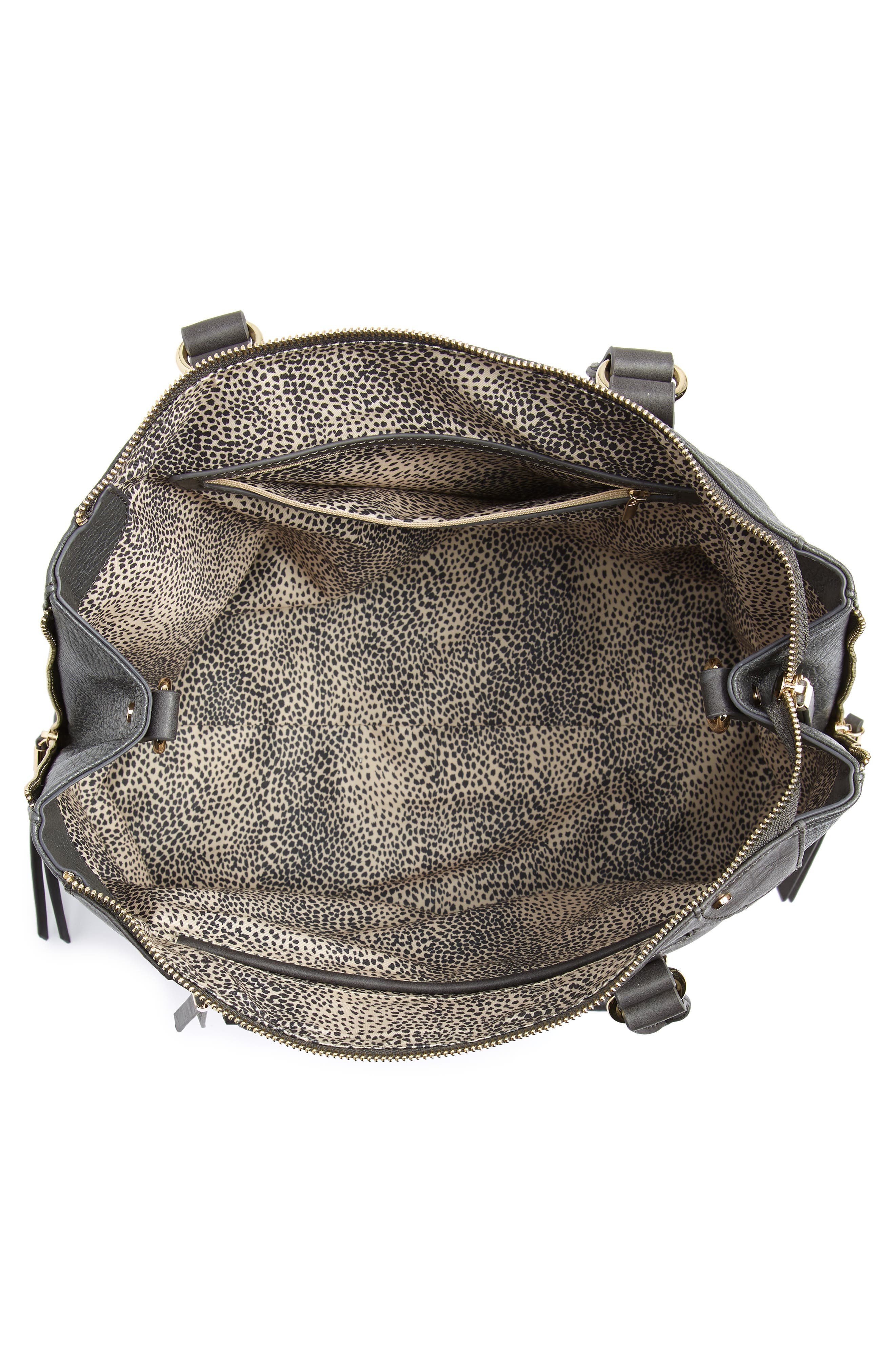 Sole Society 'Susan' Winged Faux Leather Tote, Alternate, color, 