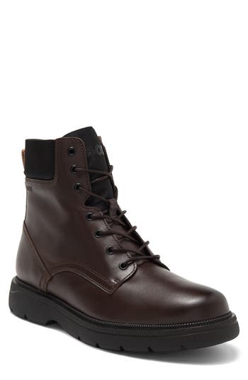 Hugo Boss Jacob Combat Boot In Brown