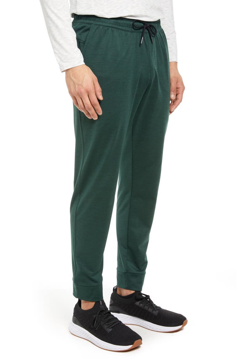 Pyrite Slim Fit Pocket Joggers, Alternate, color, GREEN PARK MELANGE