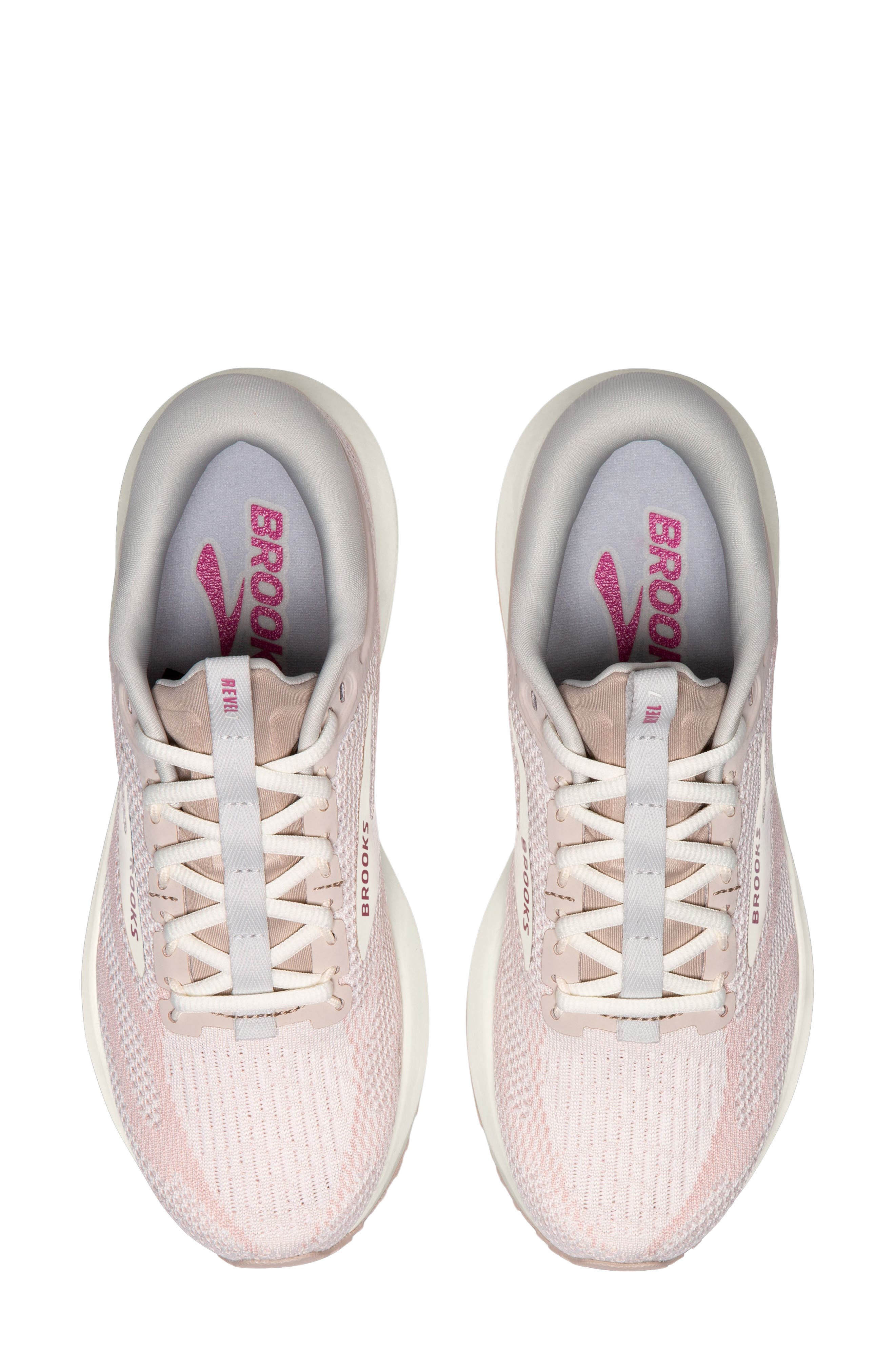 Brooks Revel 7 Hybrid Running Shoe, Alternate, color, Coconut/ Chateau/ Zephyr