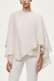 Nocturne Fluid Cape Blouse