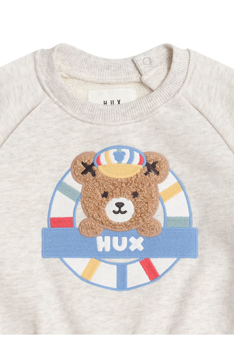 Huxbaby All Aboard Hux Sweatshirt, Alternate, color, Almond Marle