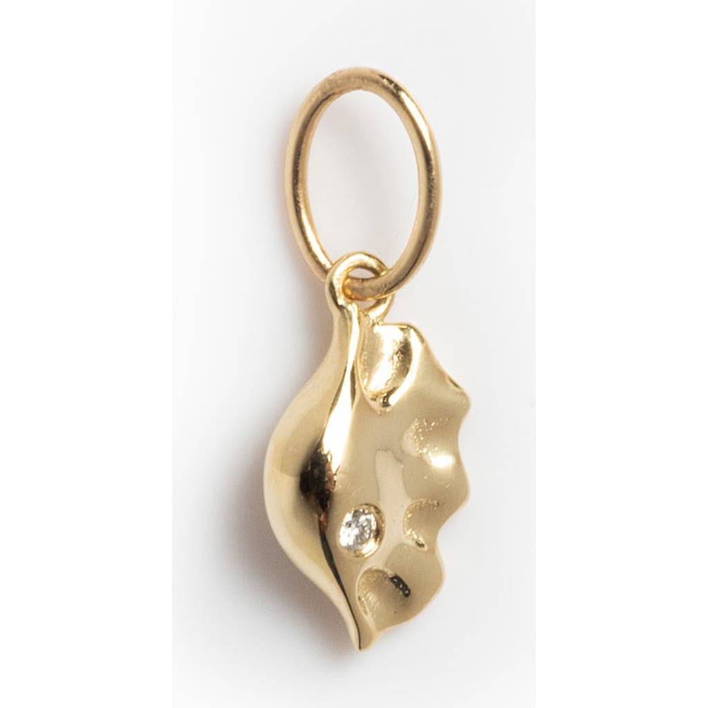 Local Eclectic Dumpling Foodie Charm In Gold