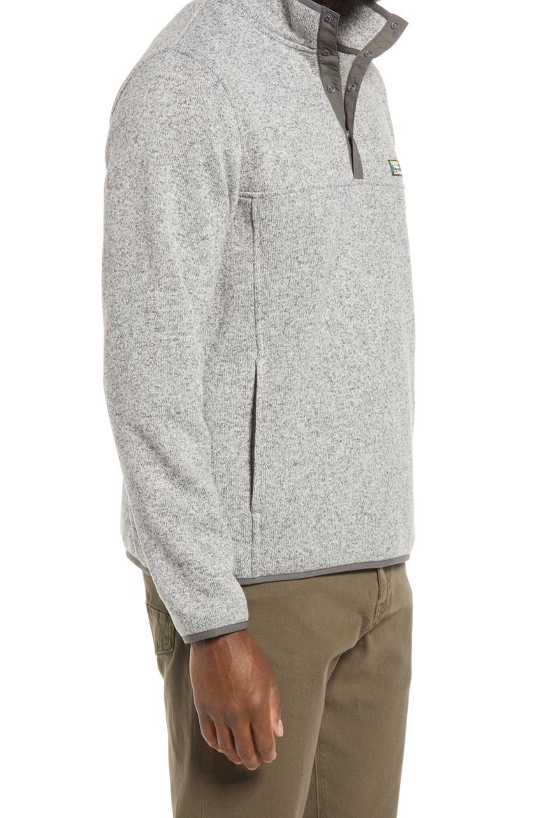 Sweater Fleece Pullover, Alternate, color, GREY HEATHER