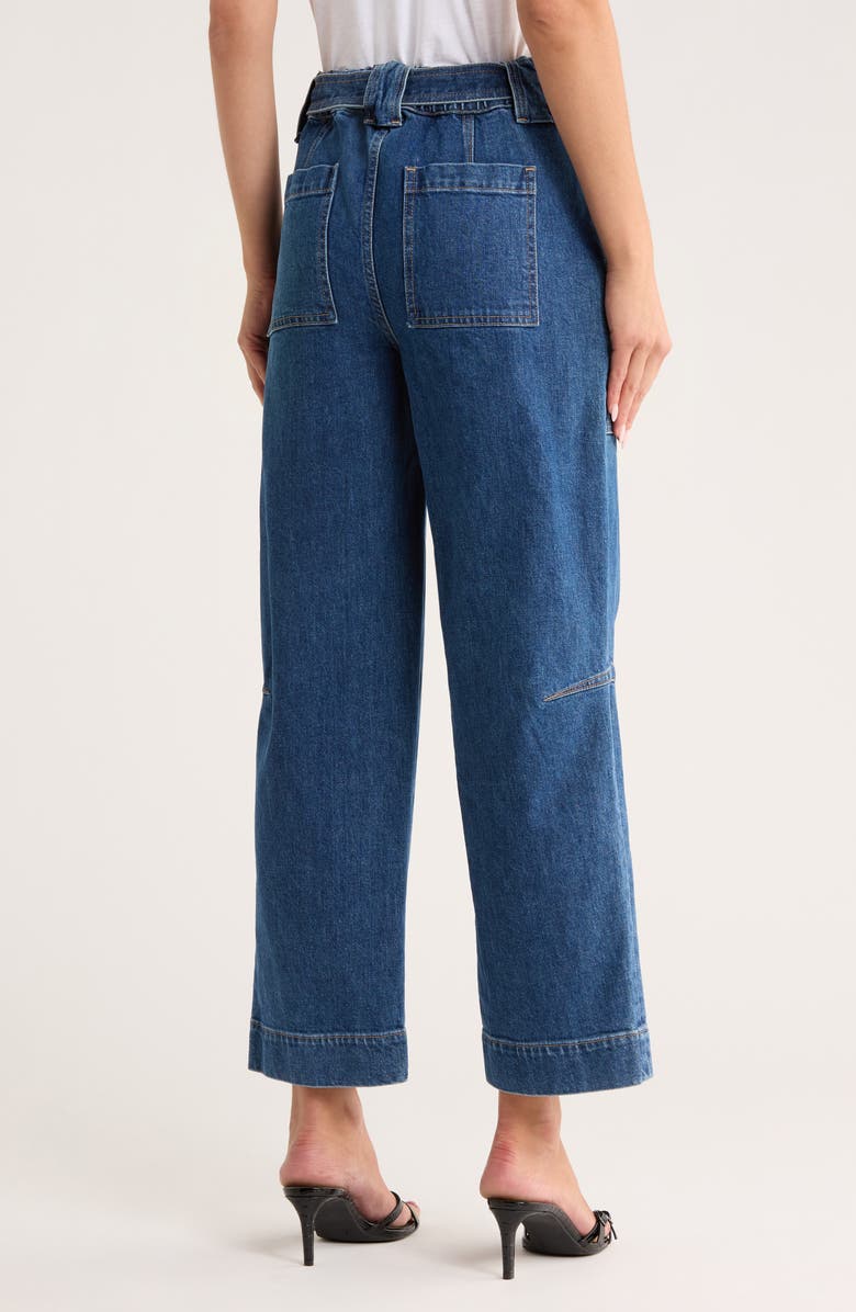 Simkhai Jenny Belted Crop Pants, Alternate, color, 
