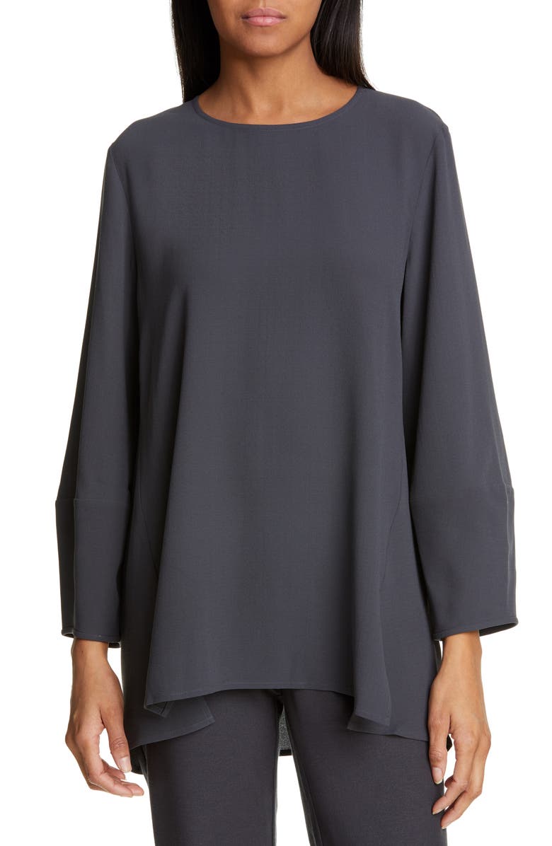 Eileen Fisher Silk Top, Main, color, 