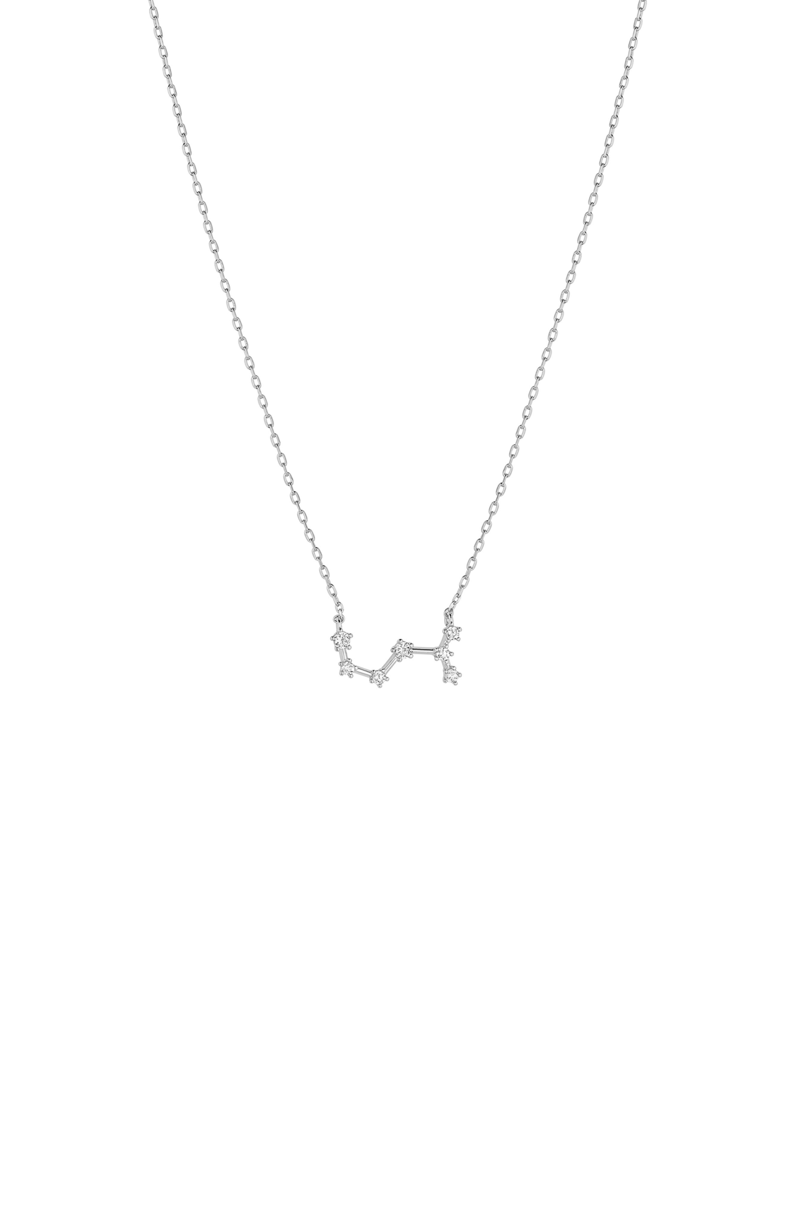 Bearfruit Jewelry 14k Gold Constellation Zodiac Necklace, 12 Zodiac Constellation Holiday Gift Idea In Silver