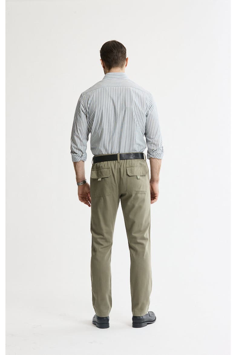 Rayon Lyocell Pull On Pants, Alternate, color, Green