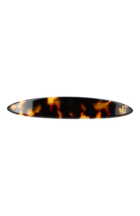 Solferino acetate hair clip barette