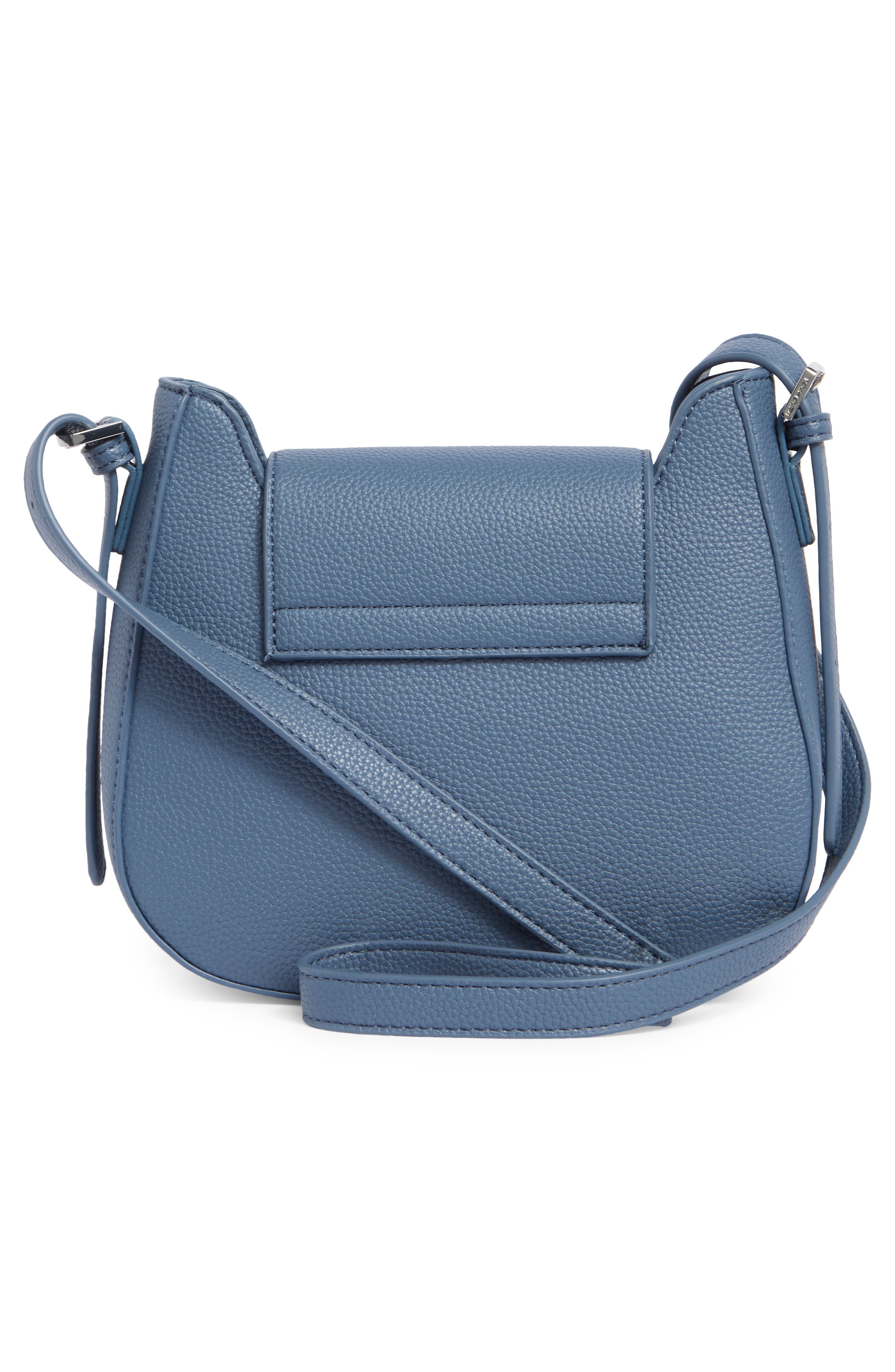 Fulton Faux Leather Crossbody Bag, Alternate, color, LAKE