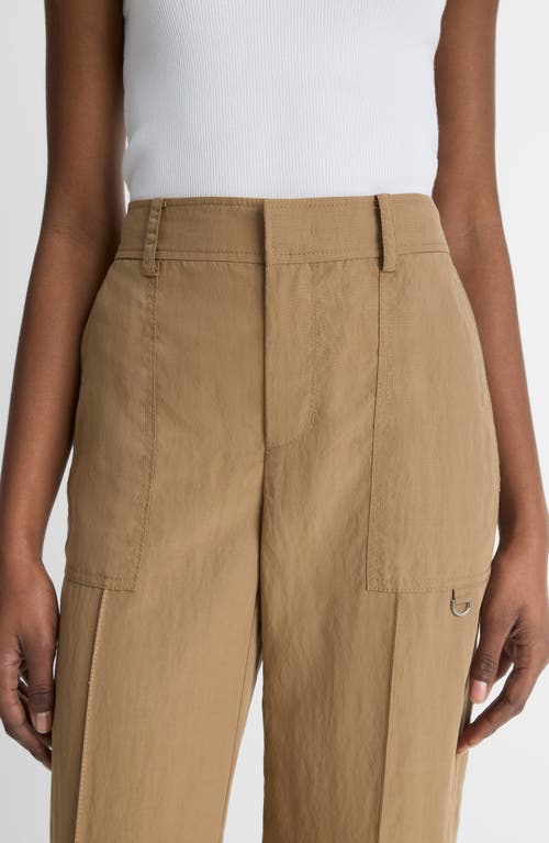 Vince Utility Straight Leg Pants In Taupe Wood