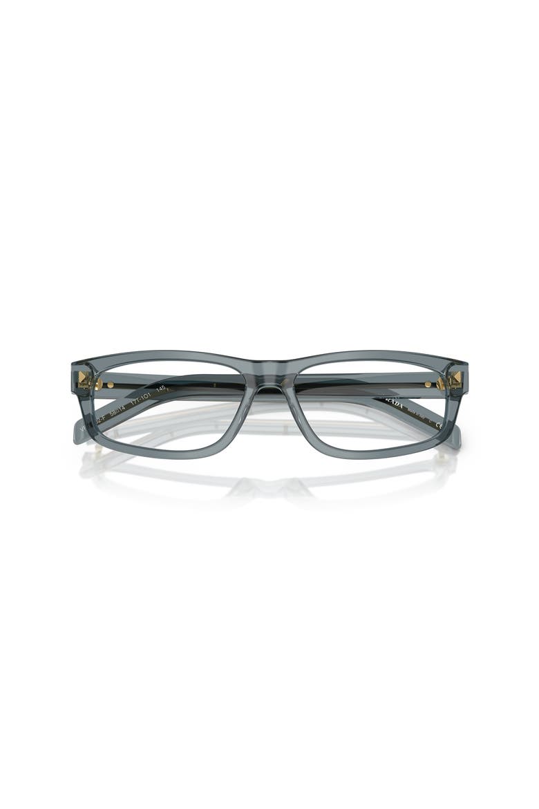 58mm Rectangle optical glasses, Alternate, color, Blue