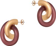 Reiss Pixie Polished Knot Earrings