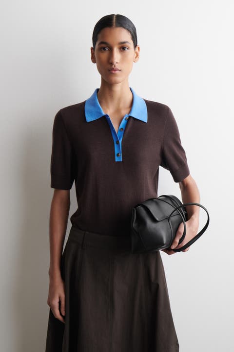 Shrunken Wool-Blend Polo Shirt