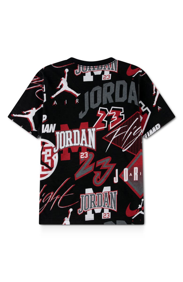 Jordan Kids' Dynasty Graphic T-Shirt, Alternate, color, Black