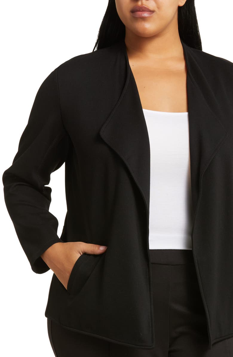 Jones New York Serenity Drape Front Knit Jacket, Alternate, color, 