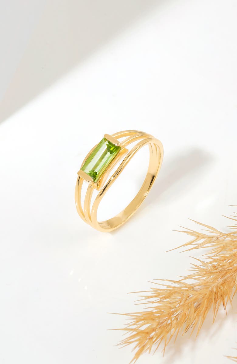 YS GEMS Semiprecious Stone Ring, Alternate, color, Green