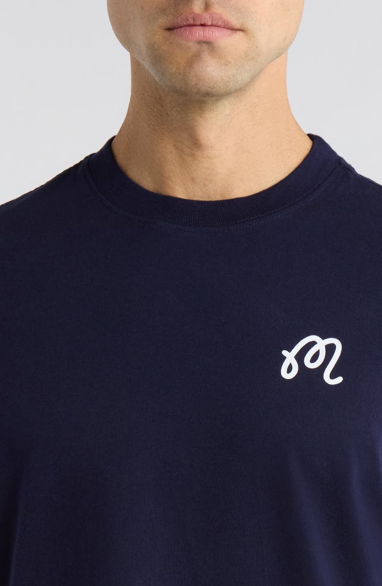 Malbon Golf Torrey Pines Bermuda Eagle Graphic T-Shirt, Alternate, color, Baritone Blue