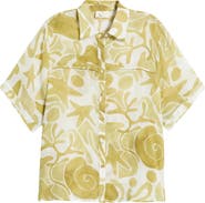 A.REN Irisa Print Short Sleeve Shirt