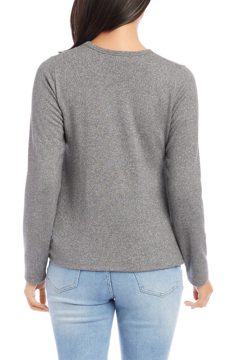 Karen Kane Metallic Side Twist Top, Alternate, color,