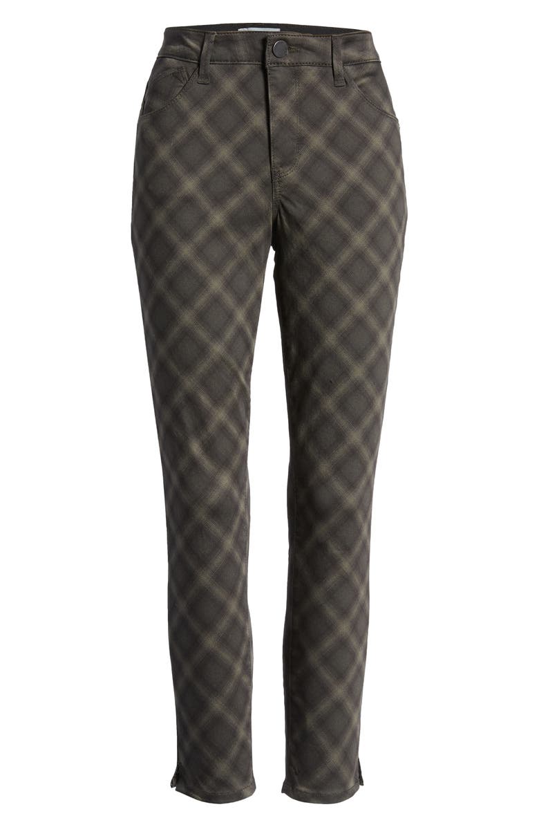 Wit & Wisdom Ab-Solution Plaid High Waist Ankle Skinny Pants, Alternate, color, 