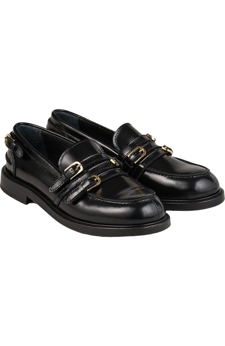 SANDRO Buckle loafers, Alternate, color,
