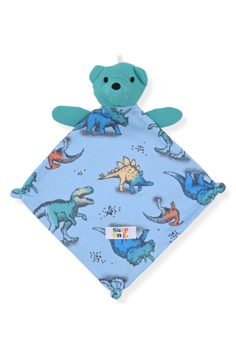 SLEEP ON IT Fitted One-Piece Pajamas & Bear Blanket Toy, Alternate, color,