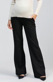 PIETRO BRUNELLI MATERNITY Robin Over the Bump Wide Leg Maternity Pants