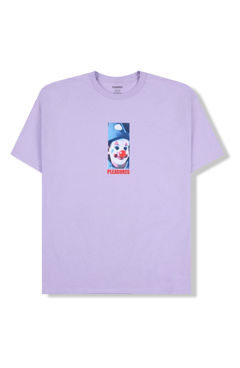 PLEASURES Clown Cotton Graphic T-Shirt, Alternate, color,