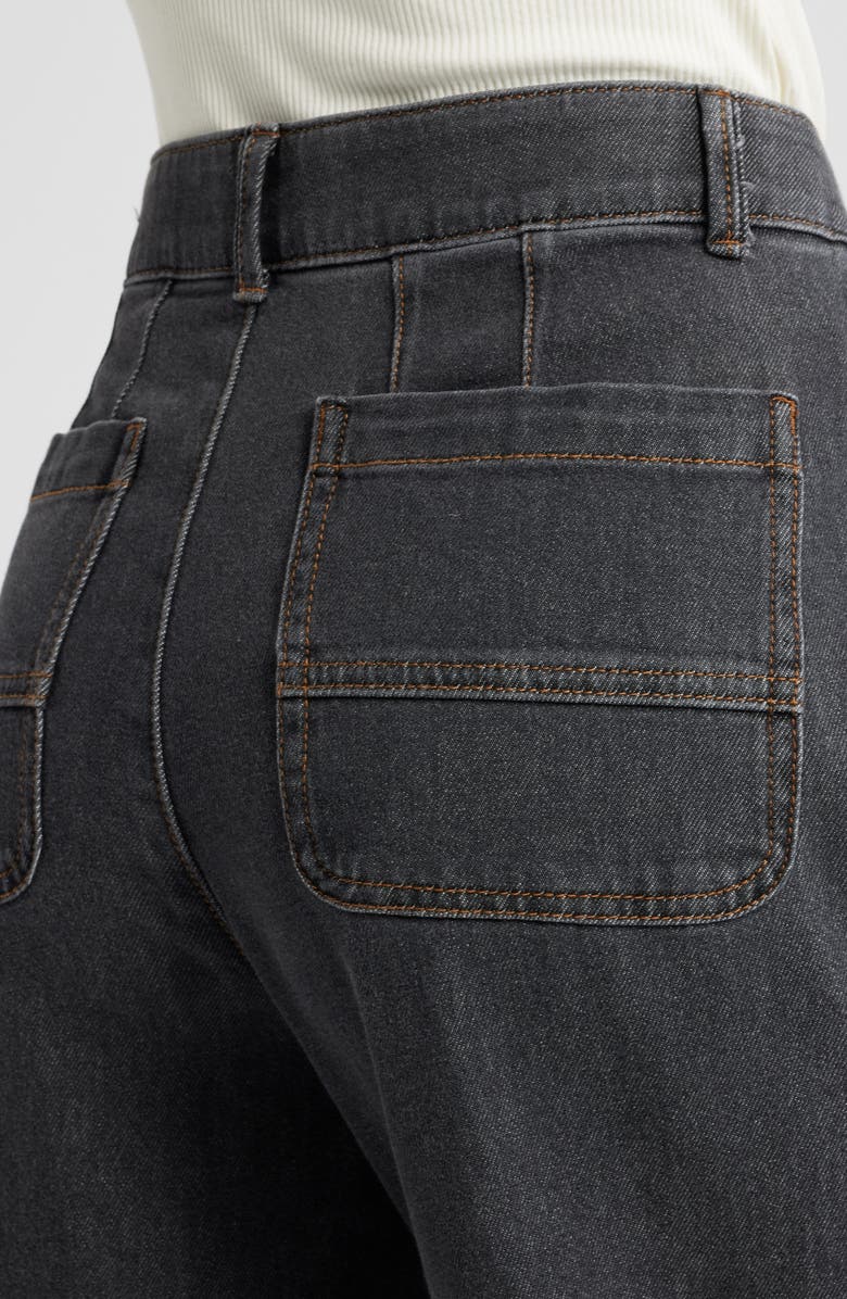 Wit & Wisdom Whitney 'Ab'Solution Skyrise Wide Leg Ankle Jeans, Alternate, color,