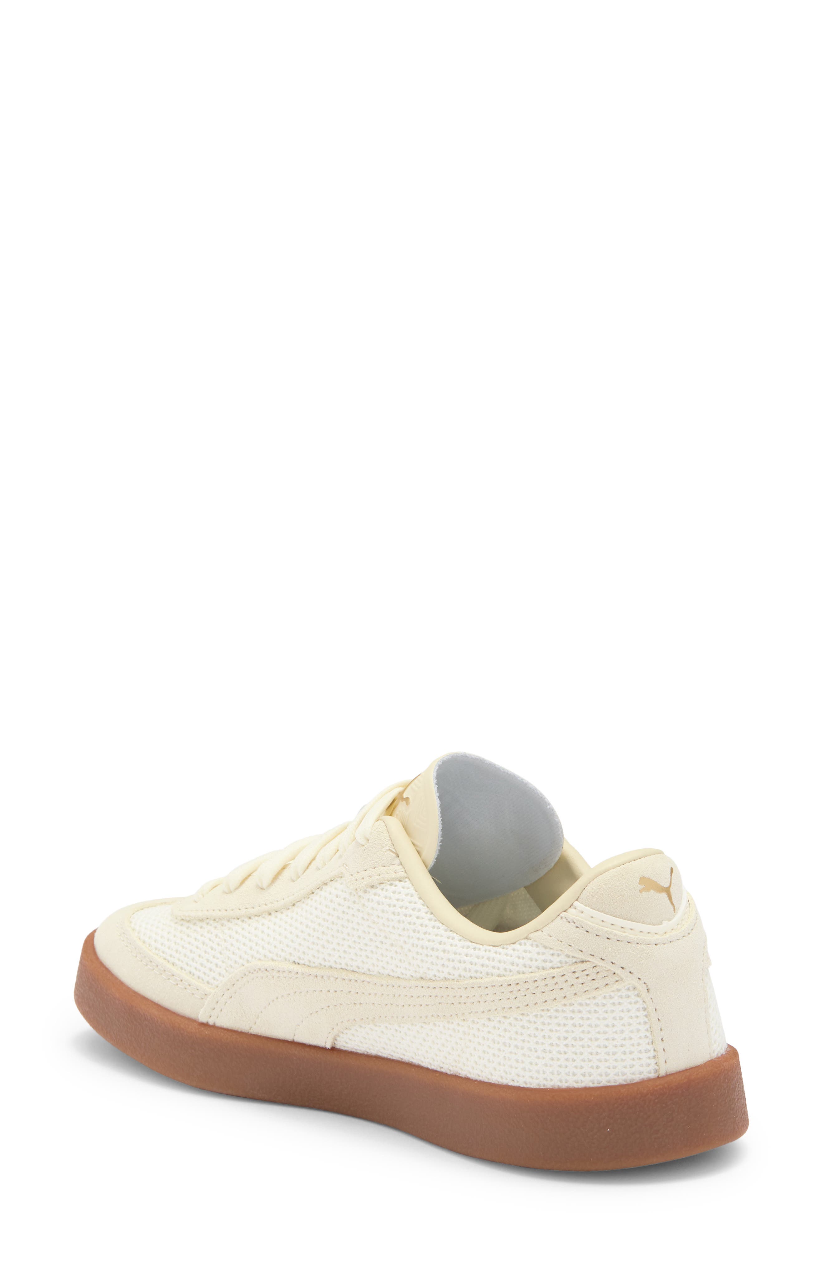PUMA Club II Era Sneaker, Alternate, color, Alpine Snow-Alpine Snow-Gold
