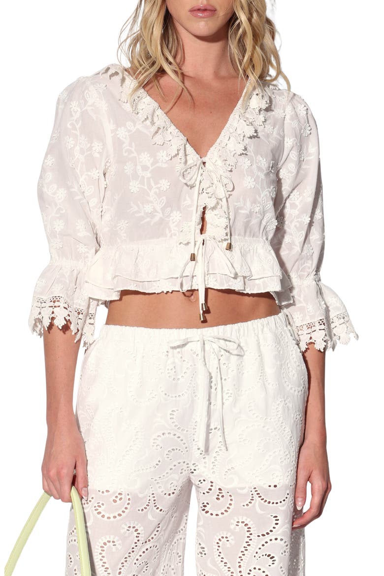 Bardot Top, Main, color, WHITE