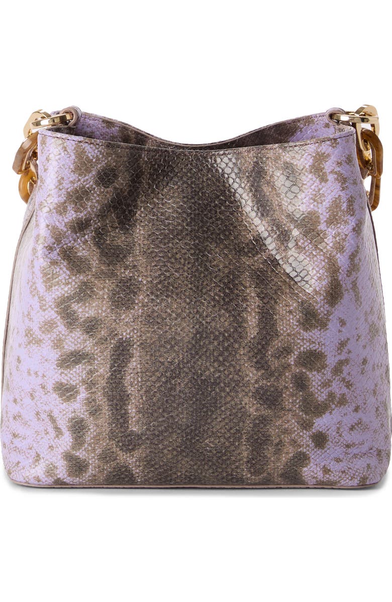 Brahmin Mod Mini Amelia Croc Embossed Leather Top Handle Bucket Bag, Alternate, color,