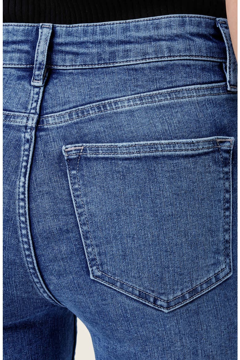 Haldan Slim Fit Bootcut Jeans, Alternate, color, MID INDIGO