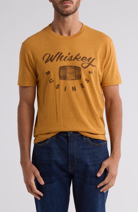 Whiskey Business Graphic Print T-Shirt