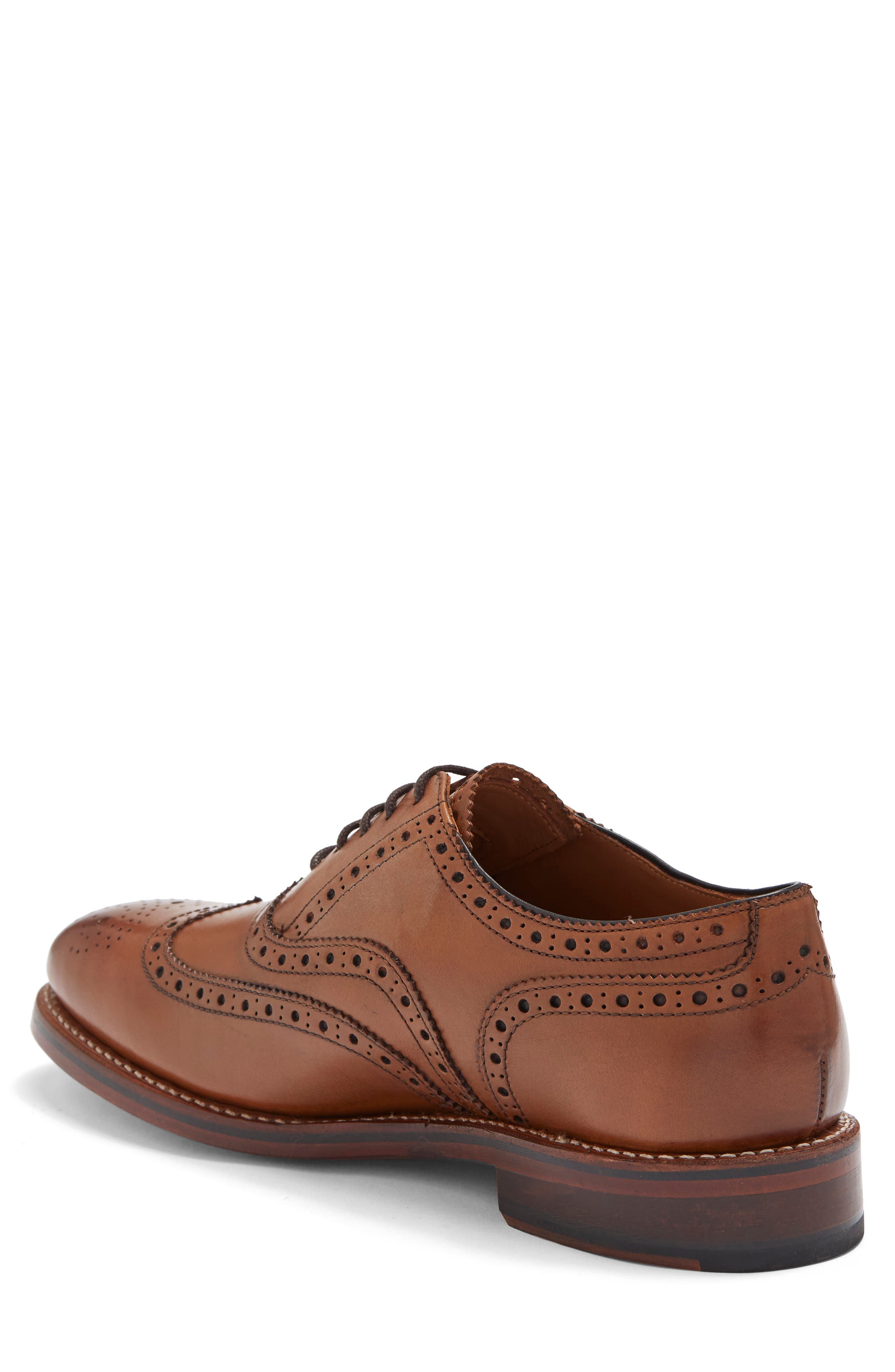 Hendrix Wingtop Oxford, Alternate, color, BASIC BROWN LEATHER