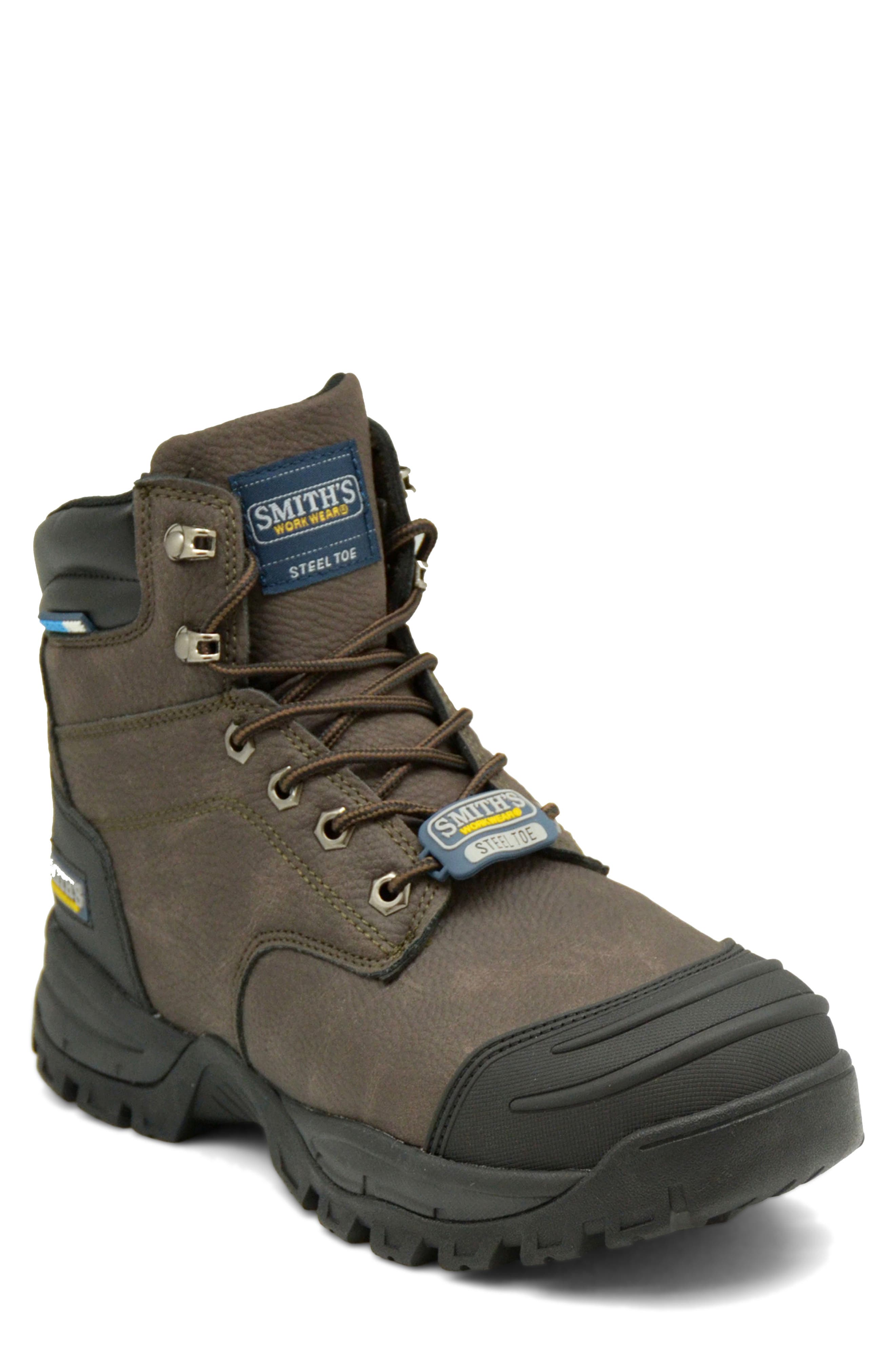 Berkshire Faux Leather Steel Toe Work Boot