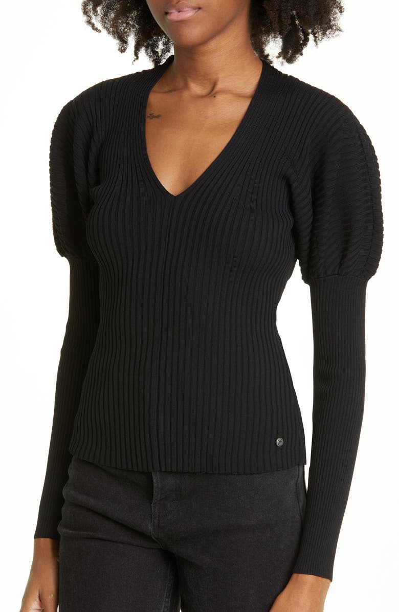 Ted Baker London Ivery Rib Juliet Sleeve Sweater, Alternate, color,