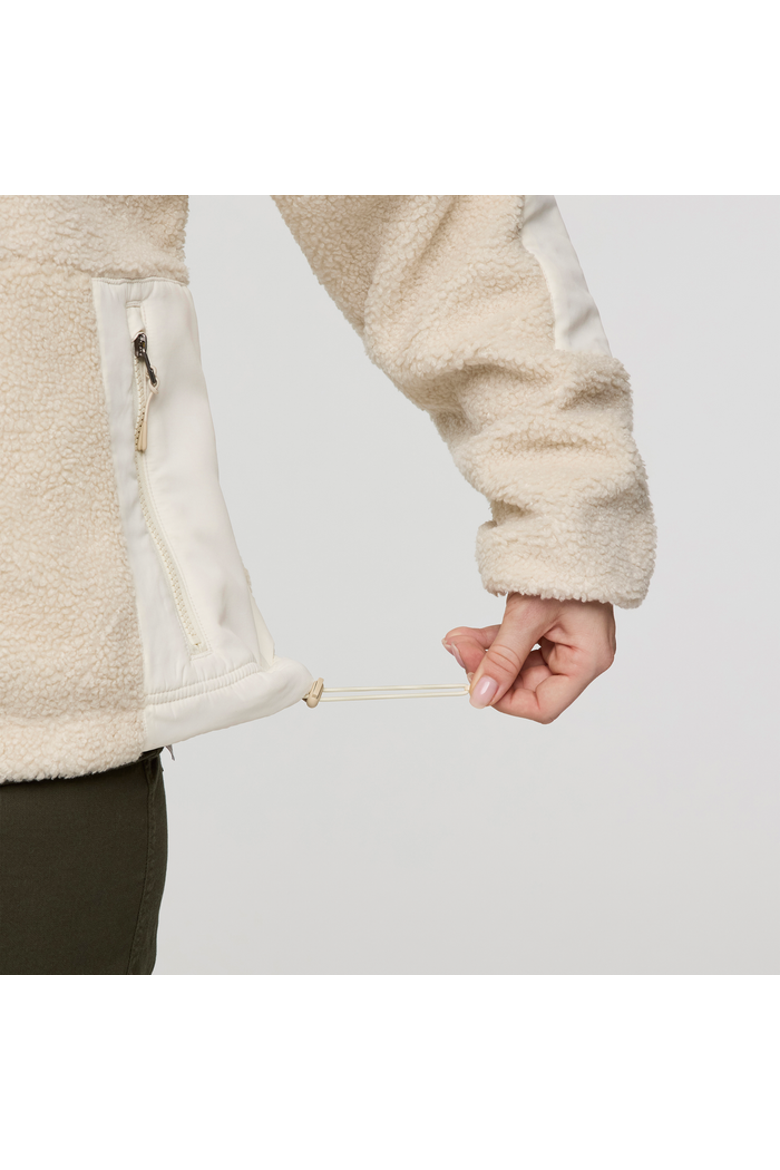 Bacano Fleece Jacket - Women's, Alternate, color, Cream and Bone