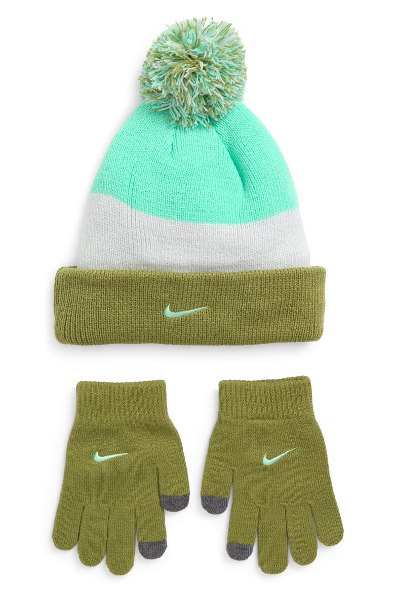 Kids' ACG Beanie & Gloves Set, Main, color, ALLIGATOR